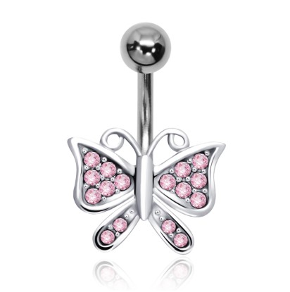 Butterfly Shaped Belly Piercing BP-581