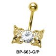 Butterfly Wings Belly Piercing BP-663