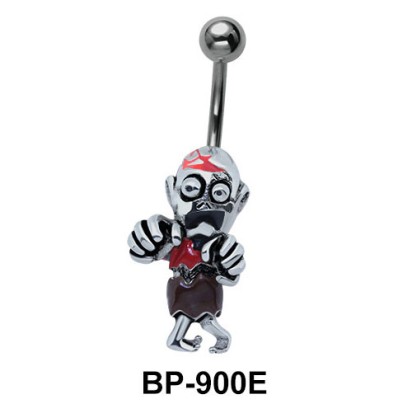 Aged Male Figure Belly Piercing BP-900E