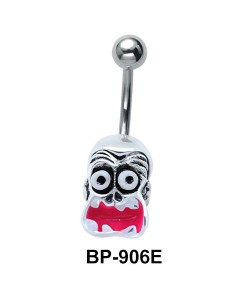 Weird Face Designed Belly Piercing BP-906E