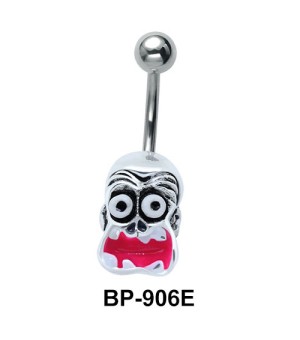 Weird Face Designed Belly Piercing BP-906E