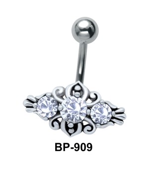 Blue Stones Designer Belly Piercing BP-909