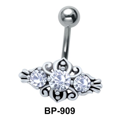 Blue Stones Designer Belly Piercing BP-909