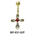 Cross Belly Piercing BP-931