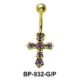 Cross Belly Piercing BP-932