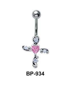 Cross Belly Piercing BP-934