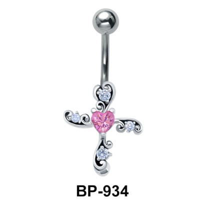 Cross Belly Piercing BP-934