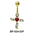 Cross Belly Piercing BP-934