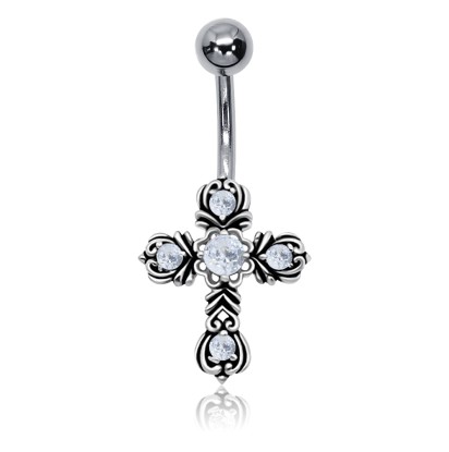 Cross Belly Piercing BP-935