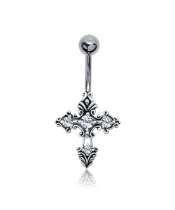 Cross Belly Piercing BP-936