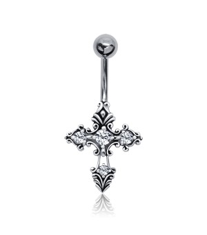 Cross Belly Piercing BP-936