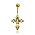 Cross Belly Piercing BP-936