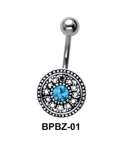 Glamorous Designer Belly Piercing BPBZ-01