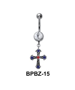 Glamorous Designer Belly Piercing BPBZ-15