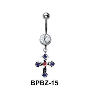 Glamorous Designer Belly Piercing BPBZ-15