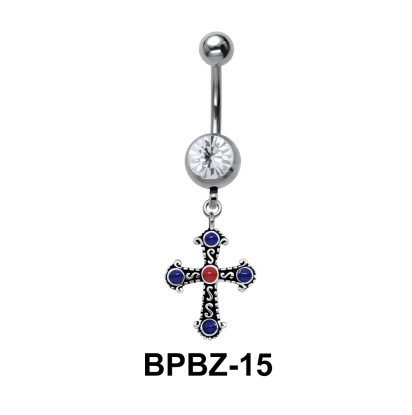 Glamorous Designer Belly Piercing BPBZ-15