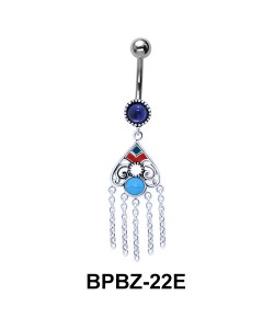 Colorful Dream Catcher Belly Button Ring BPBZ-22E