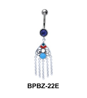 Colorful Dream Catcher Belly Button Ring BPBZ-22E