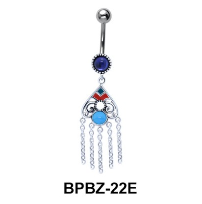 Colorful Dream Catcher Belly Button Ring BPBZ-22E