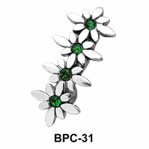 Floral Upper Belly Piercing BPC-31
