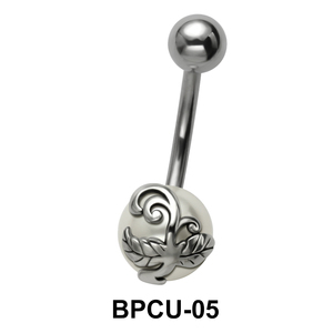  Belly Pearl with Tree Motif BPCU-05