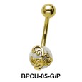  Belly Pearl with Tree Motif BPCU-05