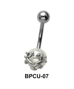 Belly Pearl with Bird Motif BPCU-07