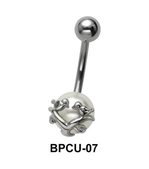 Belly Pearl with Bird Motif BPCU-07