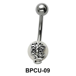 Butterfly Belly Pearl Piercing BPCU-09