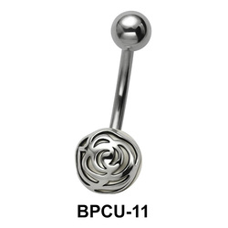 Floral Belly Pearl Piercing BPCU-11