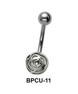 Floral Belly Pearl Piercing BPCU-11