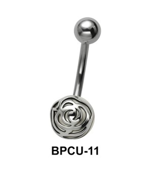 Floral Belly Pearl Piercing BPCU-11