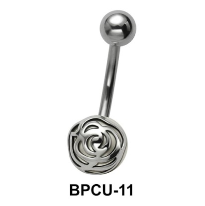 Floral Belly Pearl Piercing BPCU-11