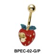 strawberry in Red Belly Piercing BPEC-02