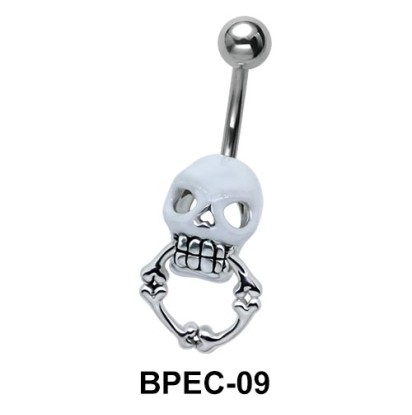 Skull Belly Piercing BPEC-09