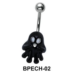 Black Ghost Belly Piercing BPECH-02