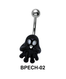 Black Ghost Belly Piercing BPECH-02