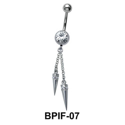 Belly Icicle Piercing BPIF-07