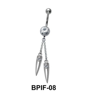 Belly Icicle Piercing BPIF-08