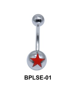 Star Enamel Belly Piercing BPLSE-01