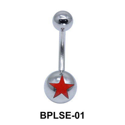 Star Enamel Belly Piercing BPLSE-01