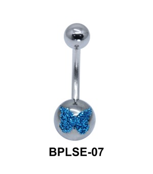 Butterfly Enamel Belly Piercing BPLSE-07