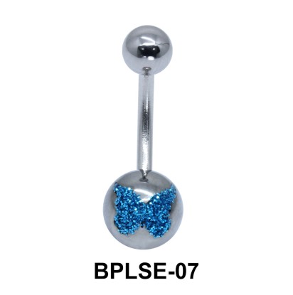 Butterfly Enamel Belly Piercing BPLSE-07