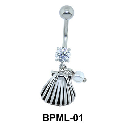 Cool Seashell Shaped Belly Piercing BPML-01