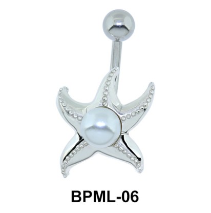 Jelly Fish Pearl Underwater Belly Piercing BPML-06