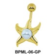 Jelly Fish Pearl Underwater Belly Piercing BPML-06