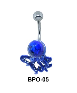 Oceanic Octopus Belly Button Ring BPO-05