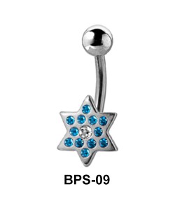 Star Shaped Belly Piercing BPS-09