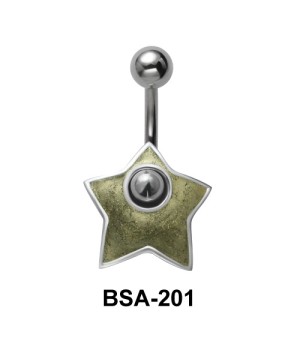 Star Belly Piercing Shields BSA-201