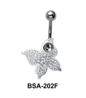 Butterfly Belly Rainbow Piercing BSA-202F